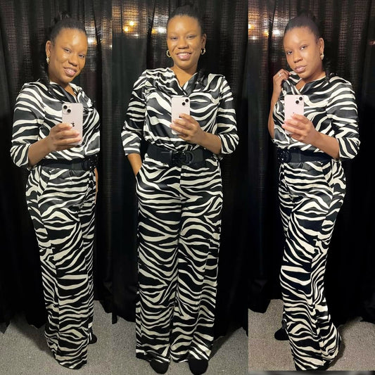 Zebra Jumpsuit