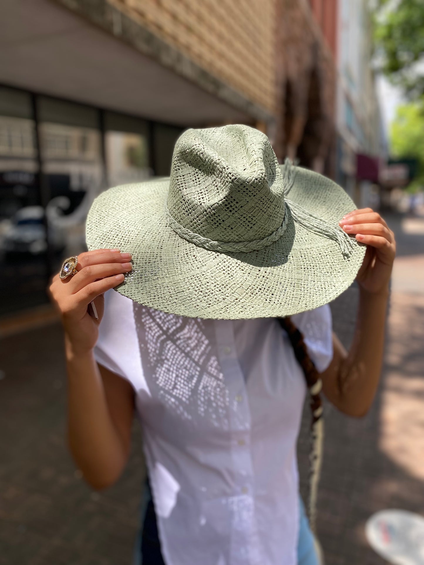 Sage Straw Sun Hat