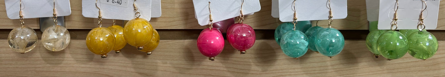 Marble Earrings