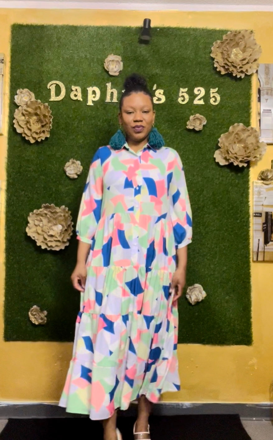 Abstract Symetrics Dress