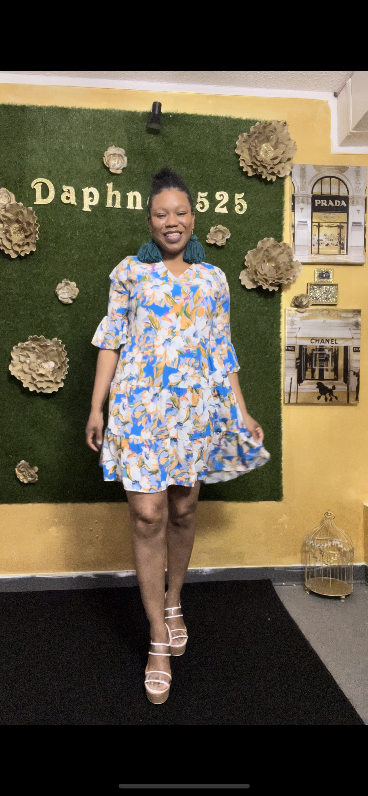 Floral Splash Dress