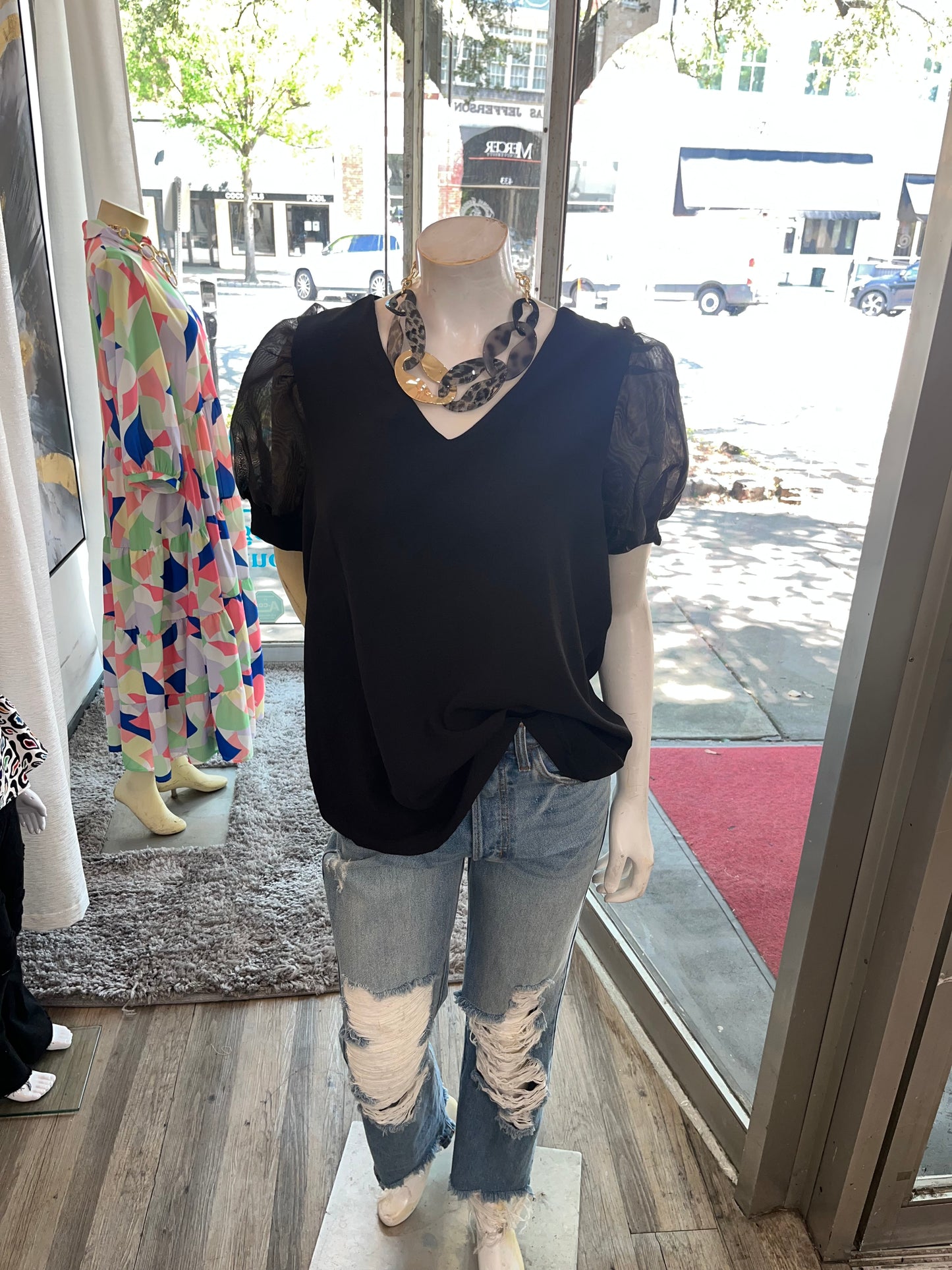 Chic Puff Blouse