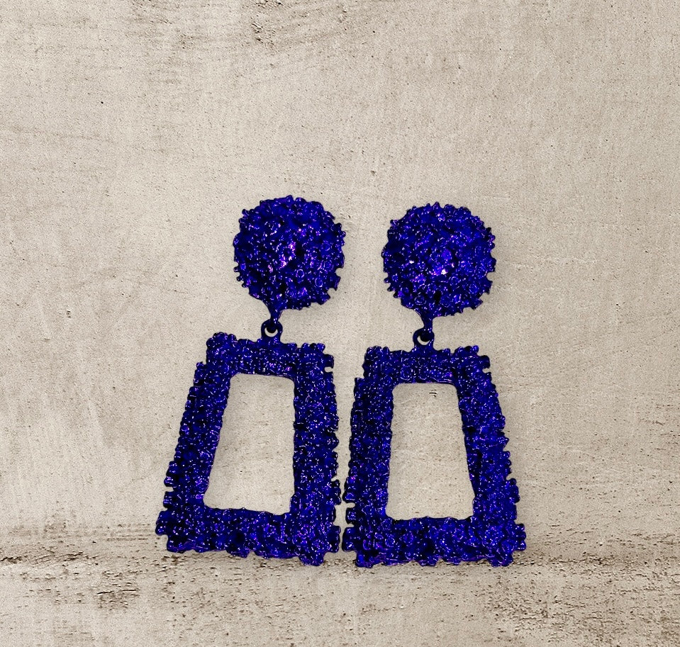 Purple Gaze Earrings