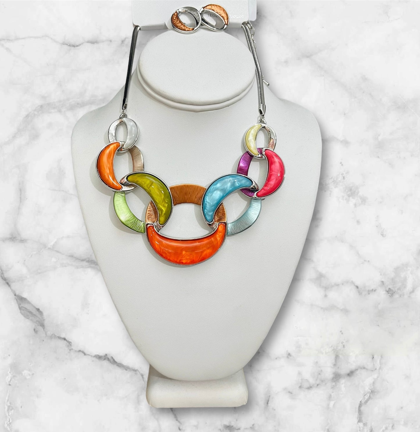 Ribbons in the Sky Necklace Set