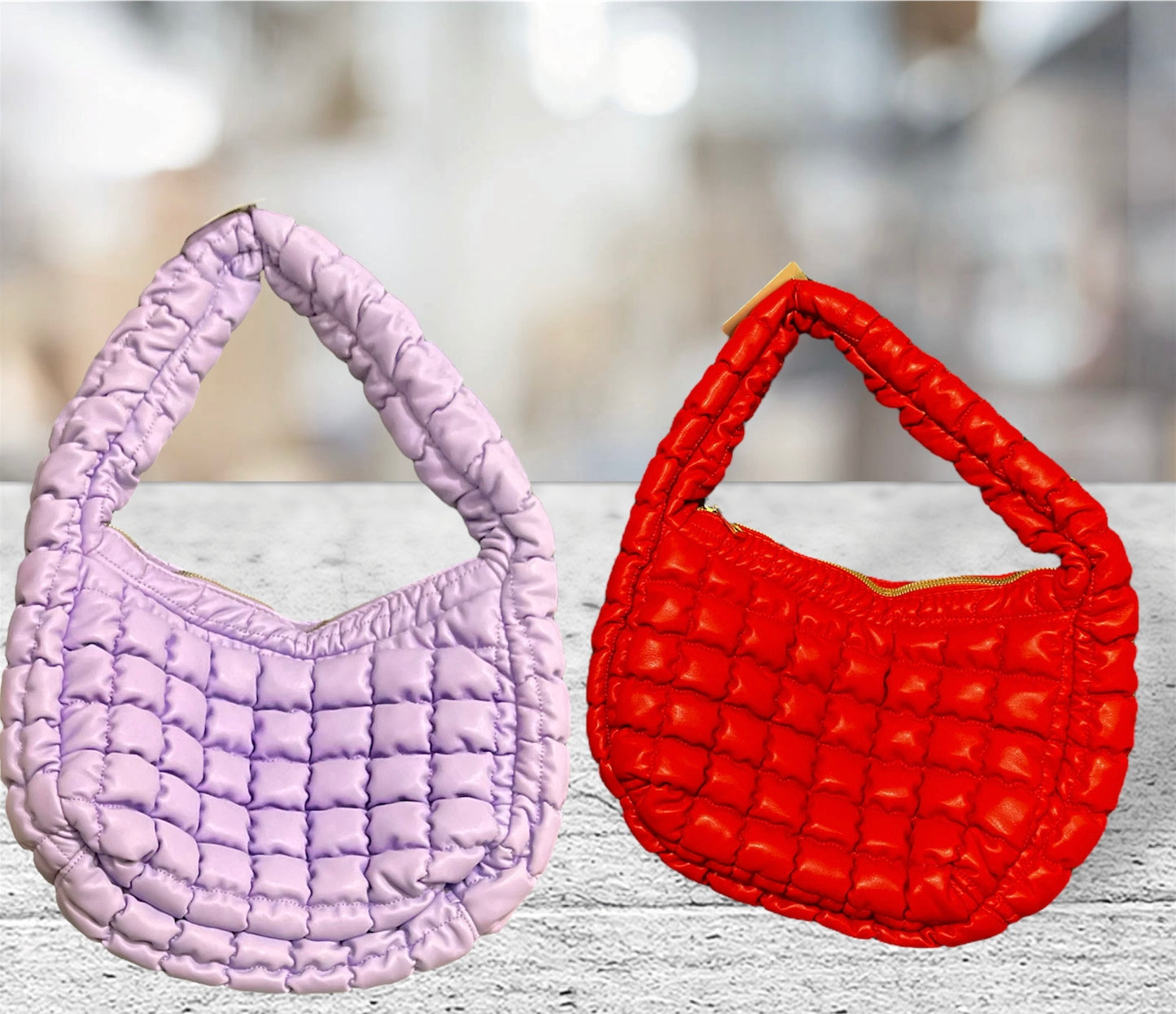 Puff Pleats Handbag