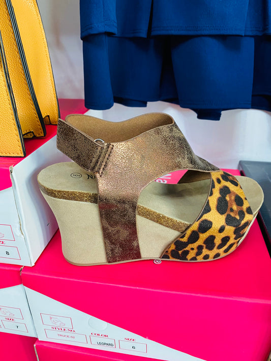 Leopard Sandals