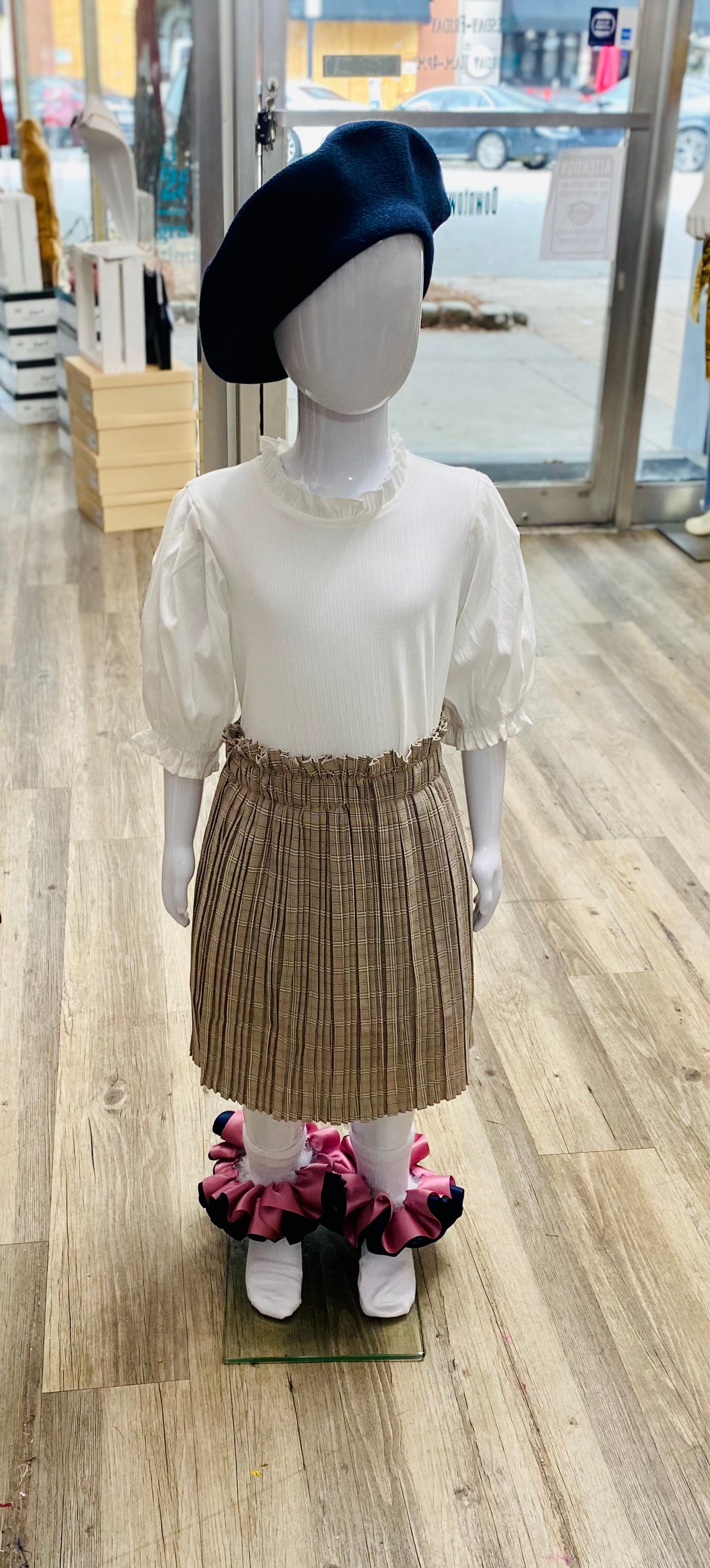 Girls Pleated Skirt