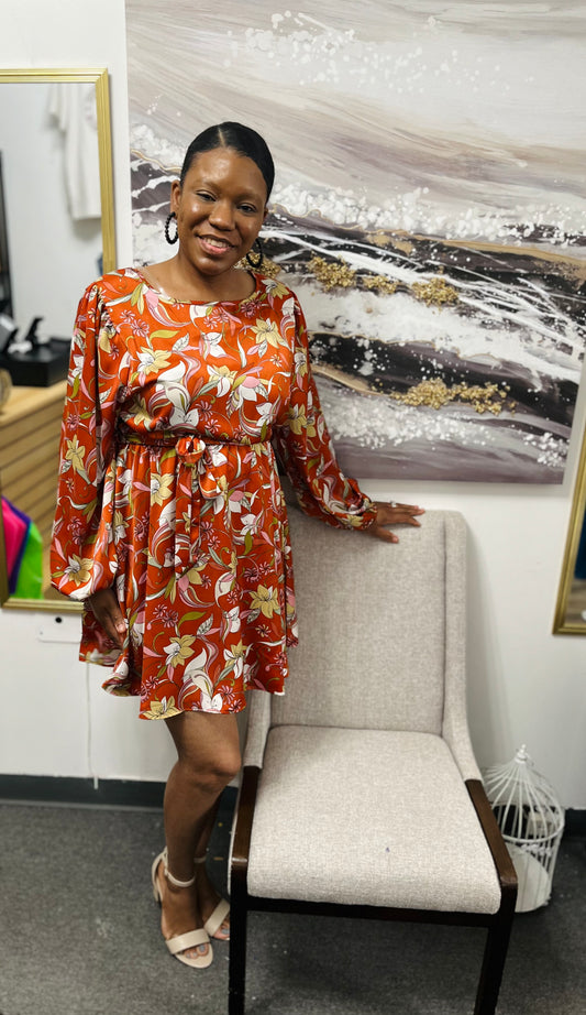 Like Silk Flowing Dress