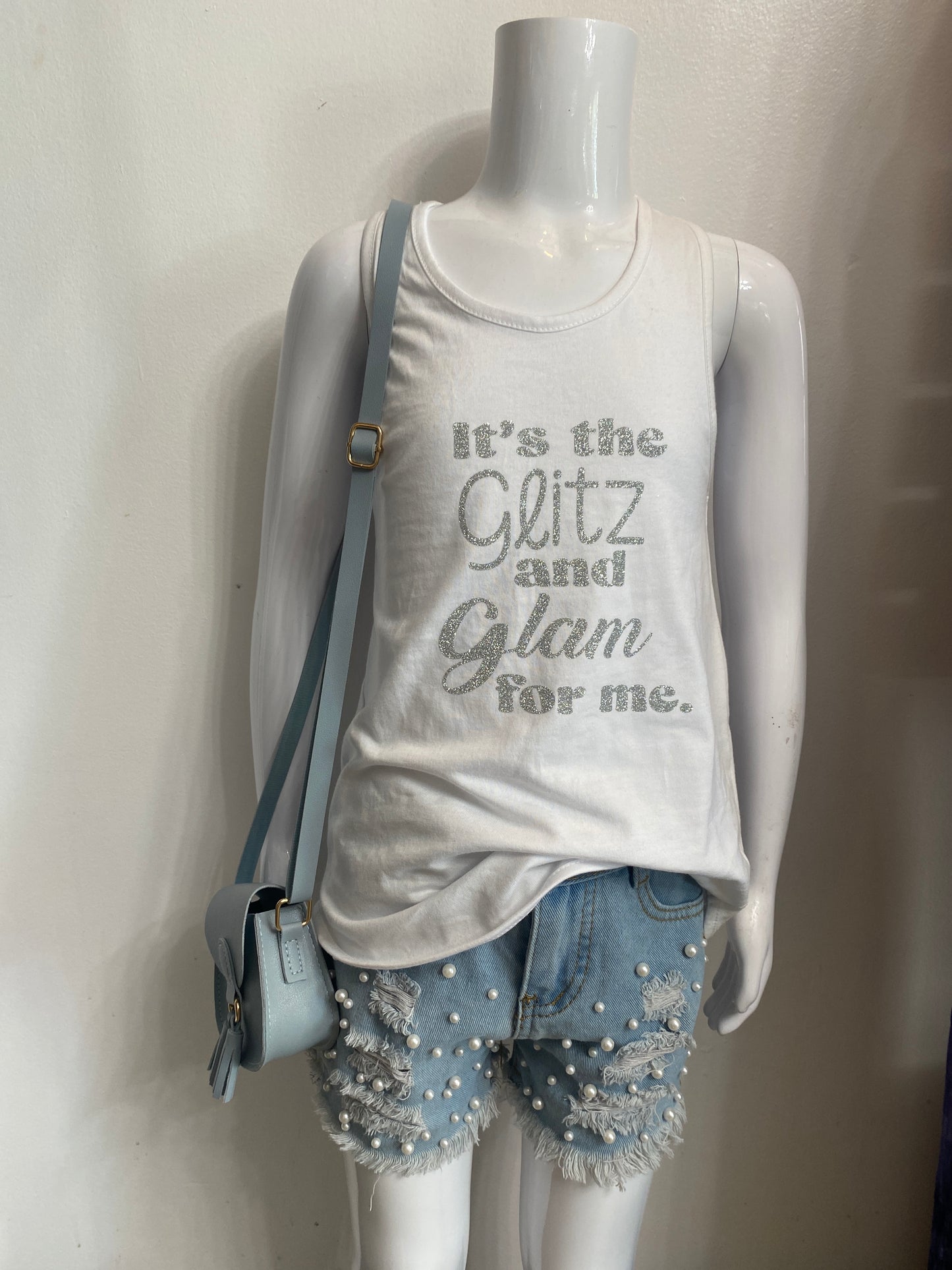 Girls Denim Pearl