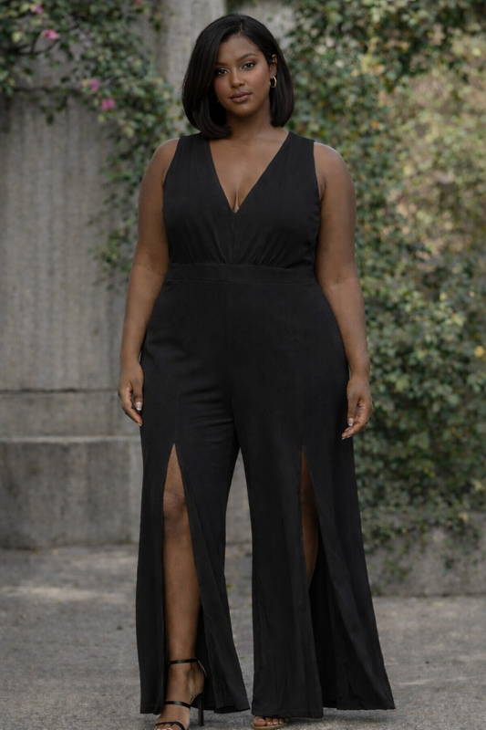 Jazzy Jumpsuit with Slits