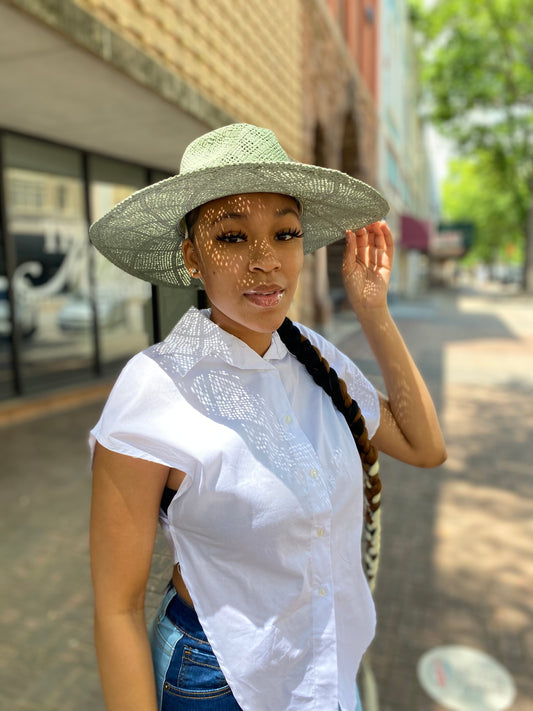 Sage Straw Sun Hat