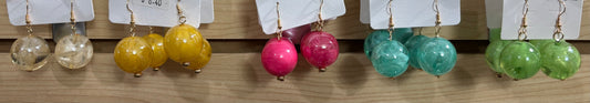 Marble Earrings