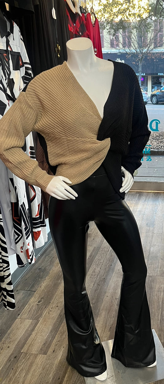 High Waist Leather Pants