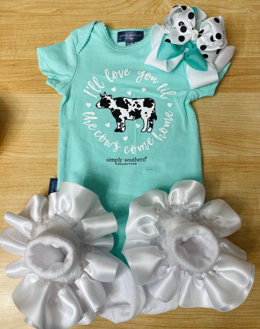Baby Cow Love Onesie