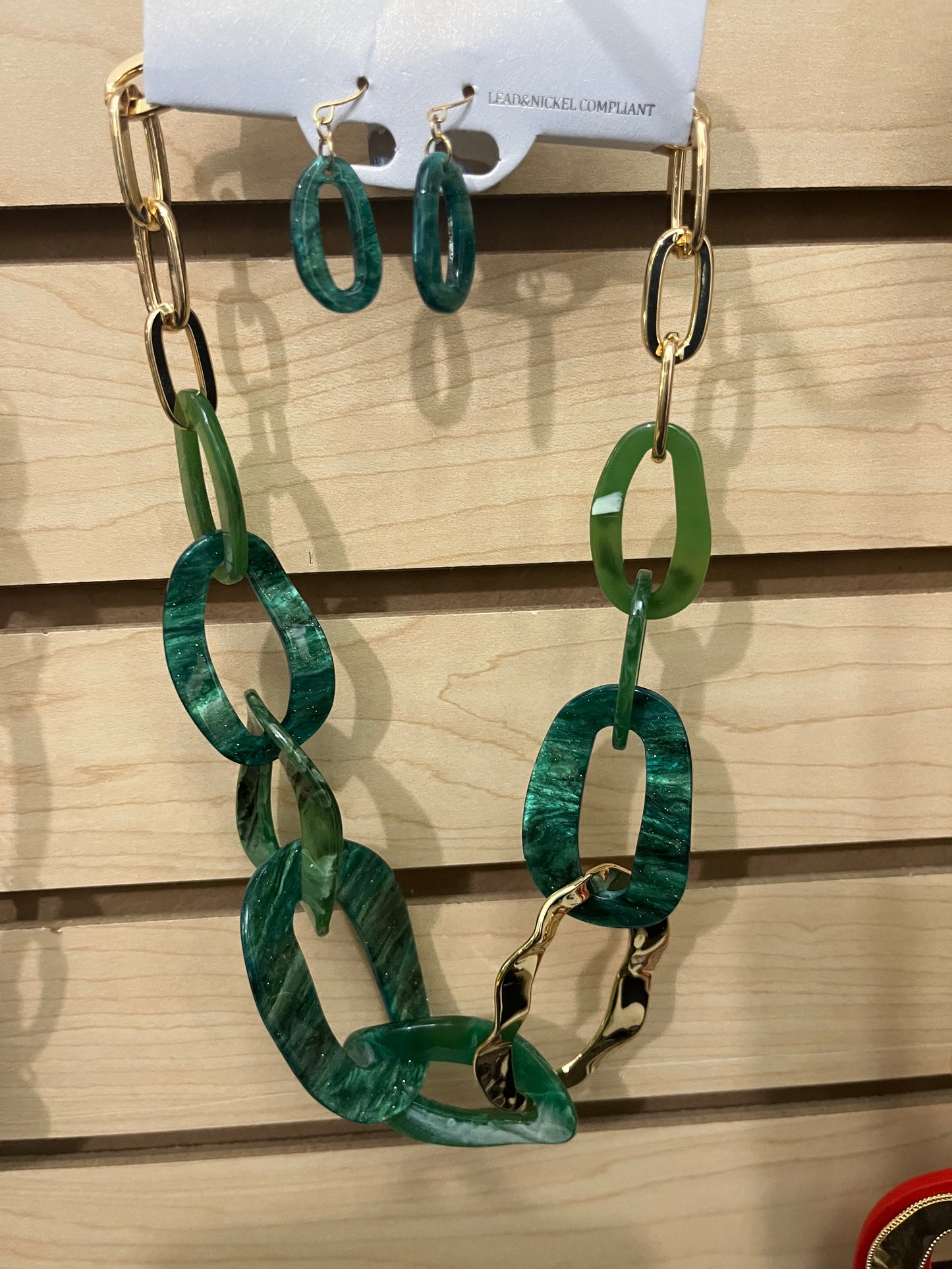 Island Green Necklace Set