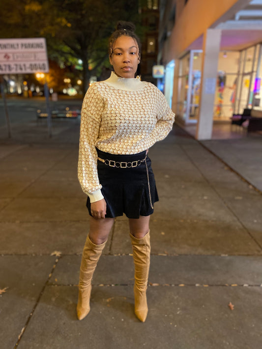 In The Night Corduroy Skirt