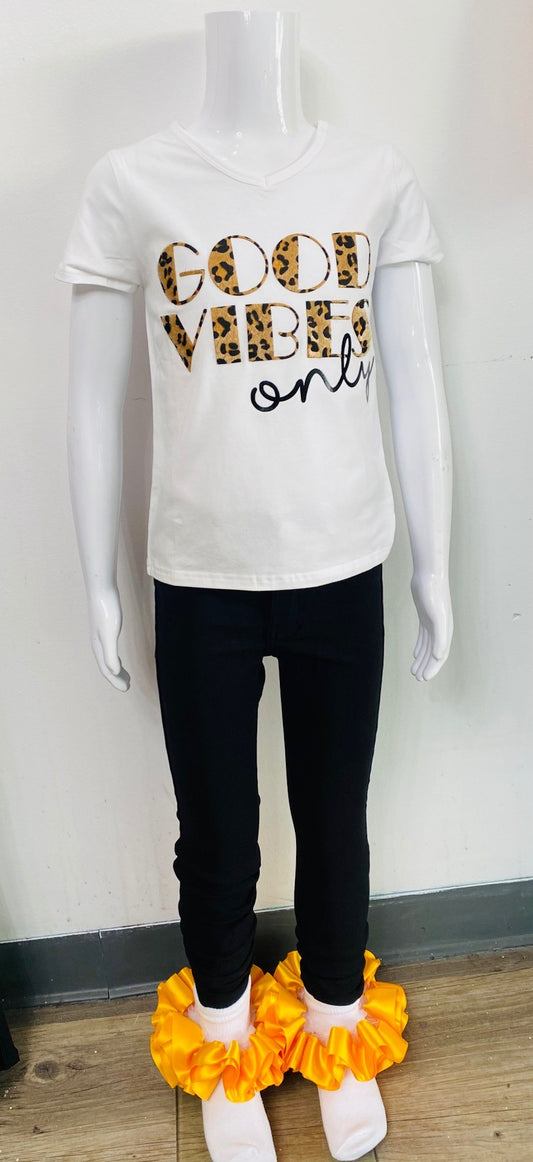 Good Vibes Girl's Tee