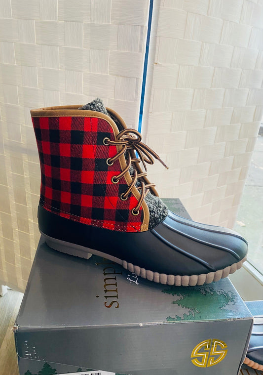 Simply Plaid Boot